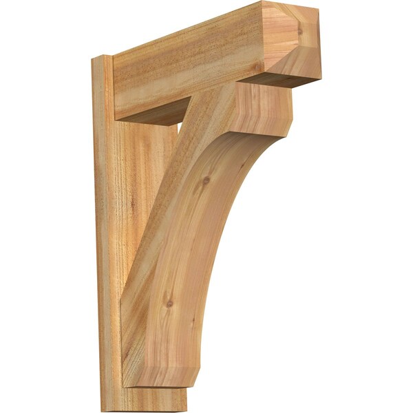 Ekena Millwork Legacy Craftsman Rough Sawn Outlooker, Western Red Cedar, 8"W x 26"D x 32"H OUT08X26X32LEC04RWR - main
